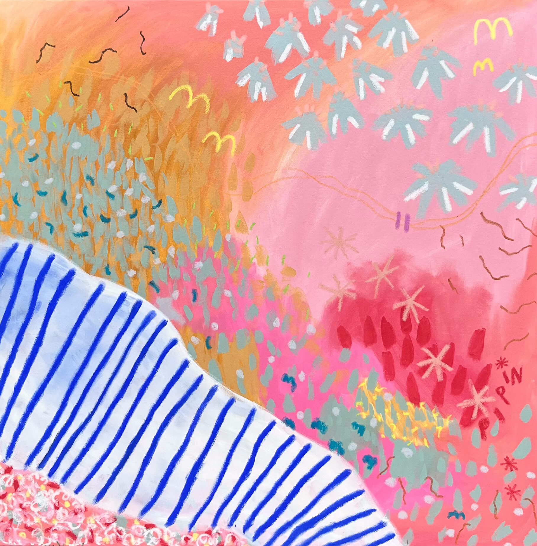 Delulu | 100 x 100 cm | 500 €